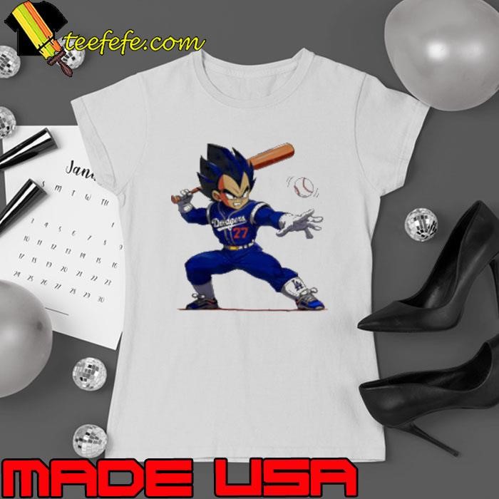 Vegeta Dodgers baseball Ladies tee
