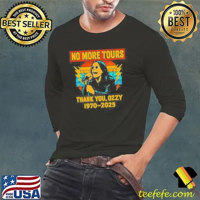 Vintage ozzy osbourne final no more tours shirt