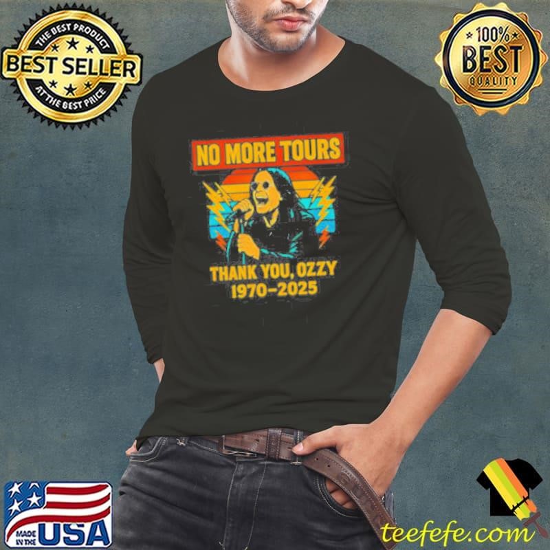 Vintage ozzy osbourne final no more tours shirt