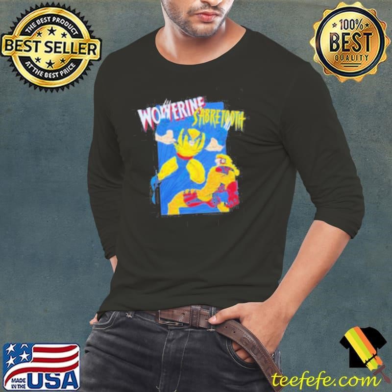 X Men Wolverine Vs Sabretooth shirt