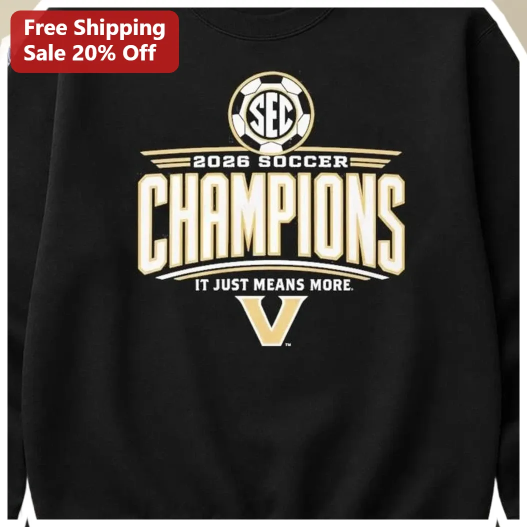 2026 Soccer Champions It Just Means More Sweatshirt UVA Virginia Cavaliers Fan Apparel available at our Austin, Texas warehouse