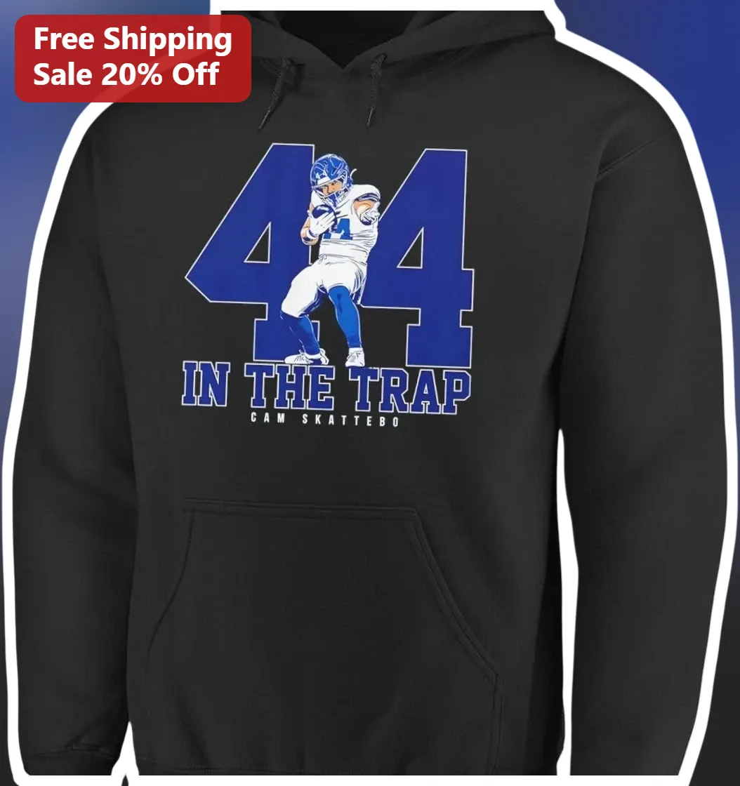 44 In The Trap Cam Skattebo Hoodie NFL Football Fan Gift