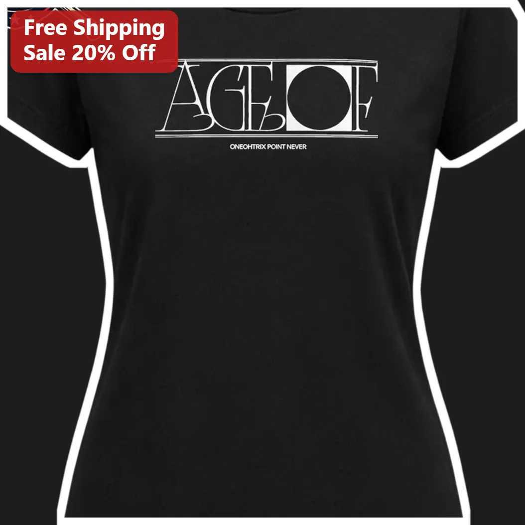 Age Of Oneohtrix Point Never Graphic Tee Black Vintage Style Band Shirt available at our Austin, Texas warehouse