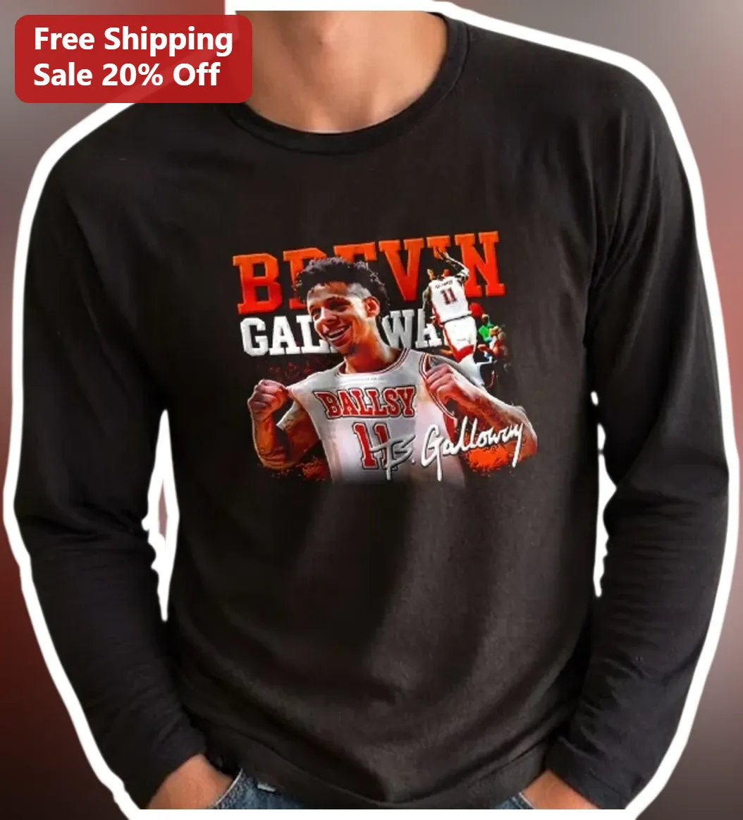 Bevin Galloway Long Sleeve Tee Basketball Fan Gift