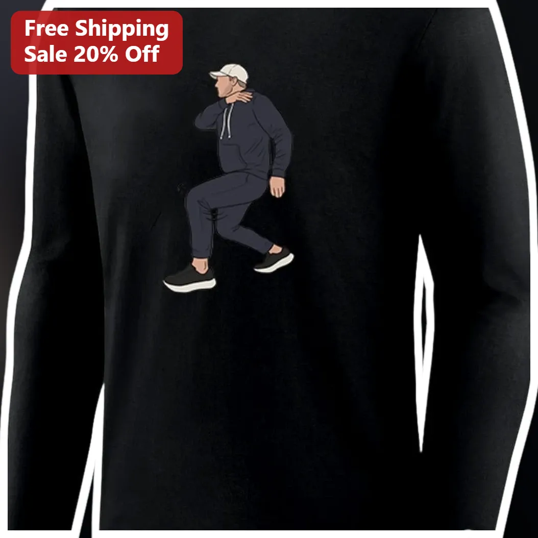 Casual Streetwear Guy Graphic Long Sleeve Shirt Men Vintage Retro Skate Apparel Gift