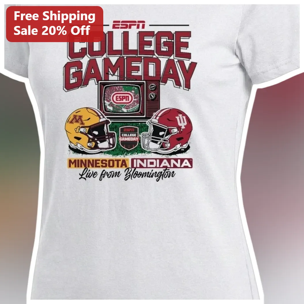 ESPN College GameDay Minnesota Indiana Live from Bloomington Tee available at our Austin, Texas warehouse