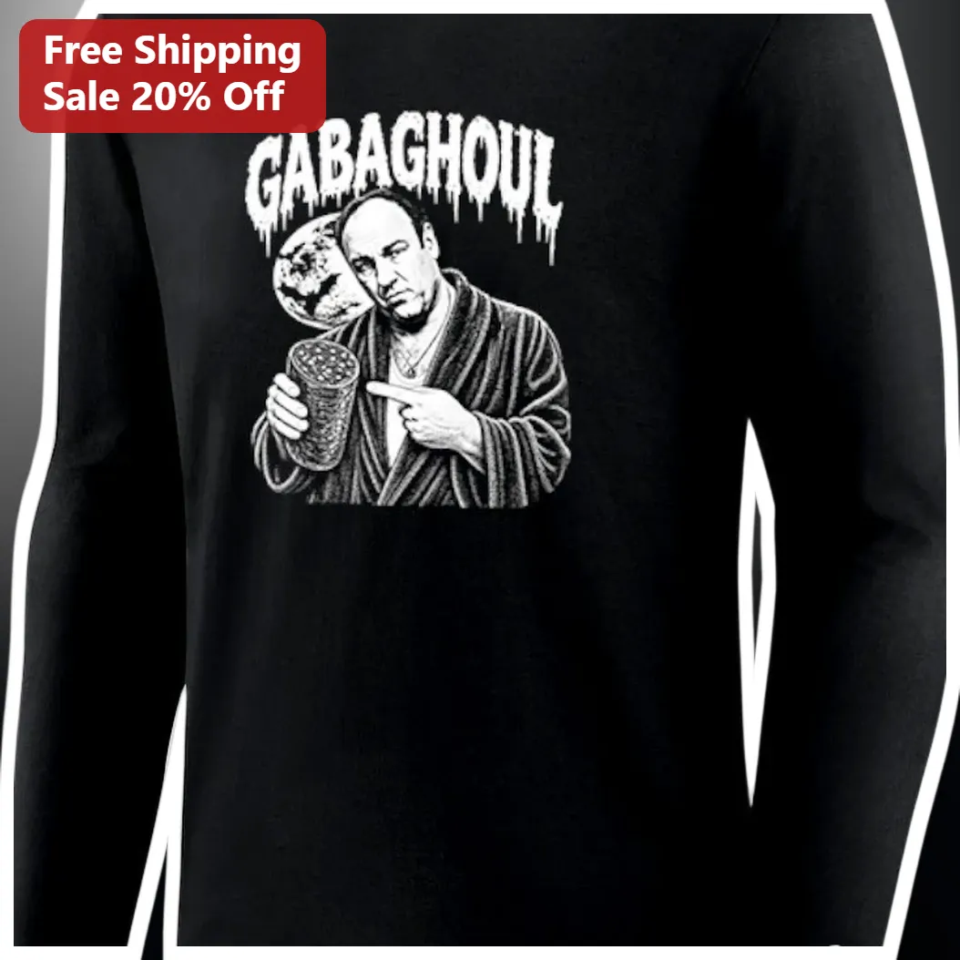GABAGHOUL Long Sleeve Tee Ghost Parody Halloween Shirt for Men Women