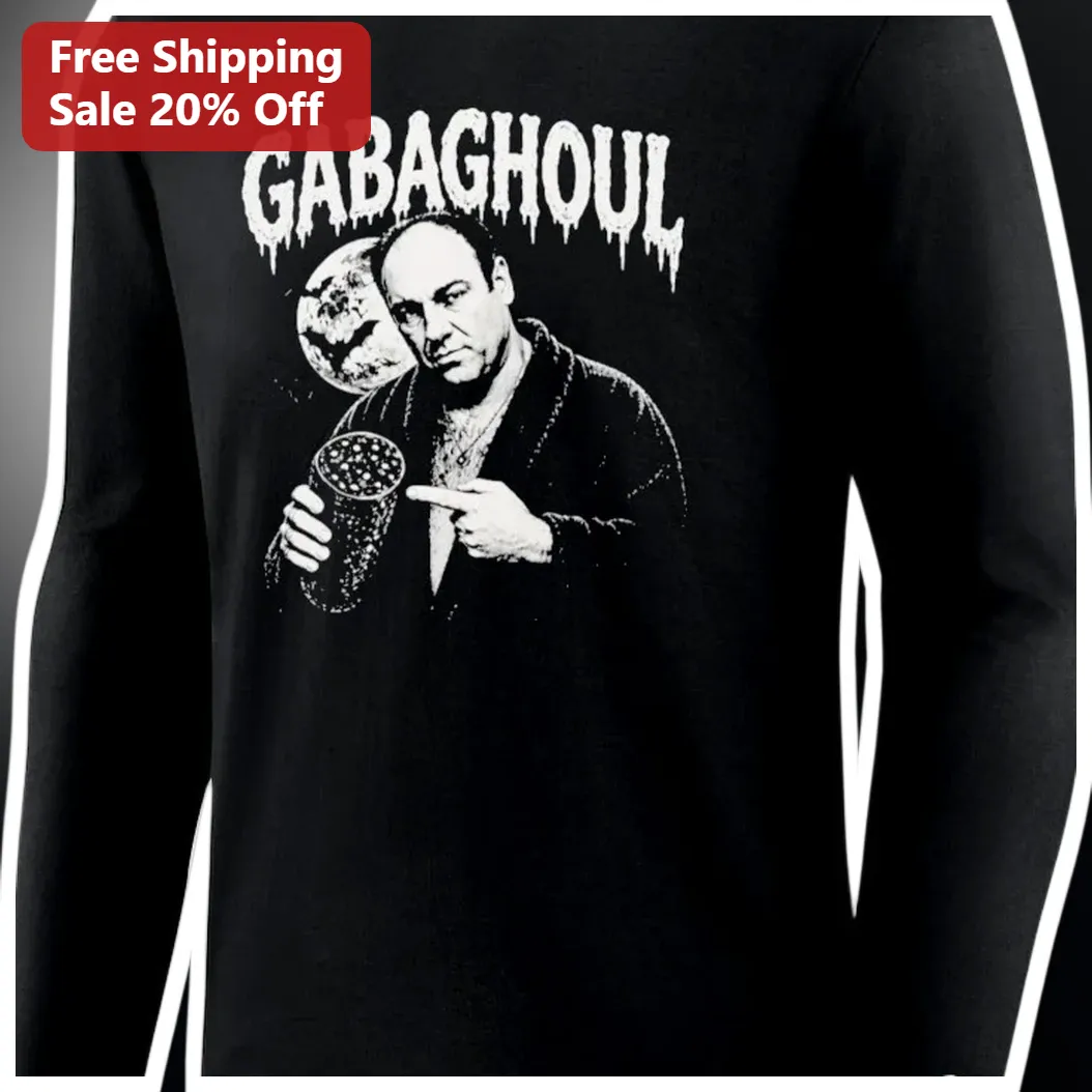 GABAGHOUL Tony Soprano Halloween Long Sleeve Shirt Funny Italian Mobster Parody Gift