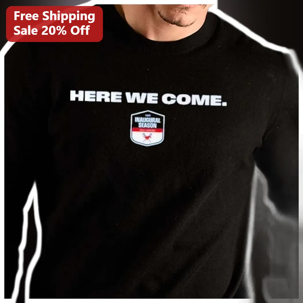 Here We Come Inaugural Season Long Sleeve Tee available at our Austin, Texas warehouse