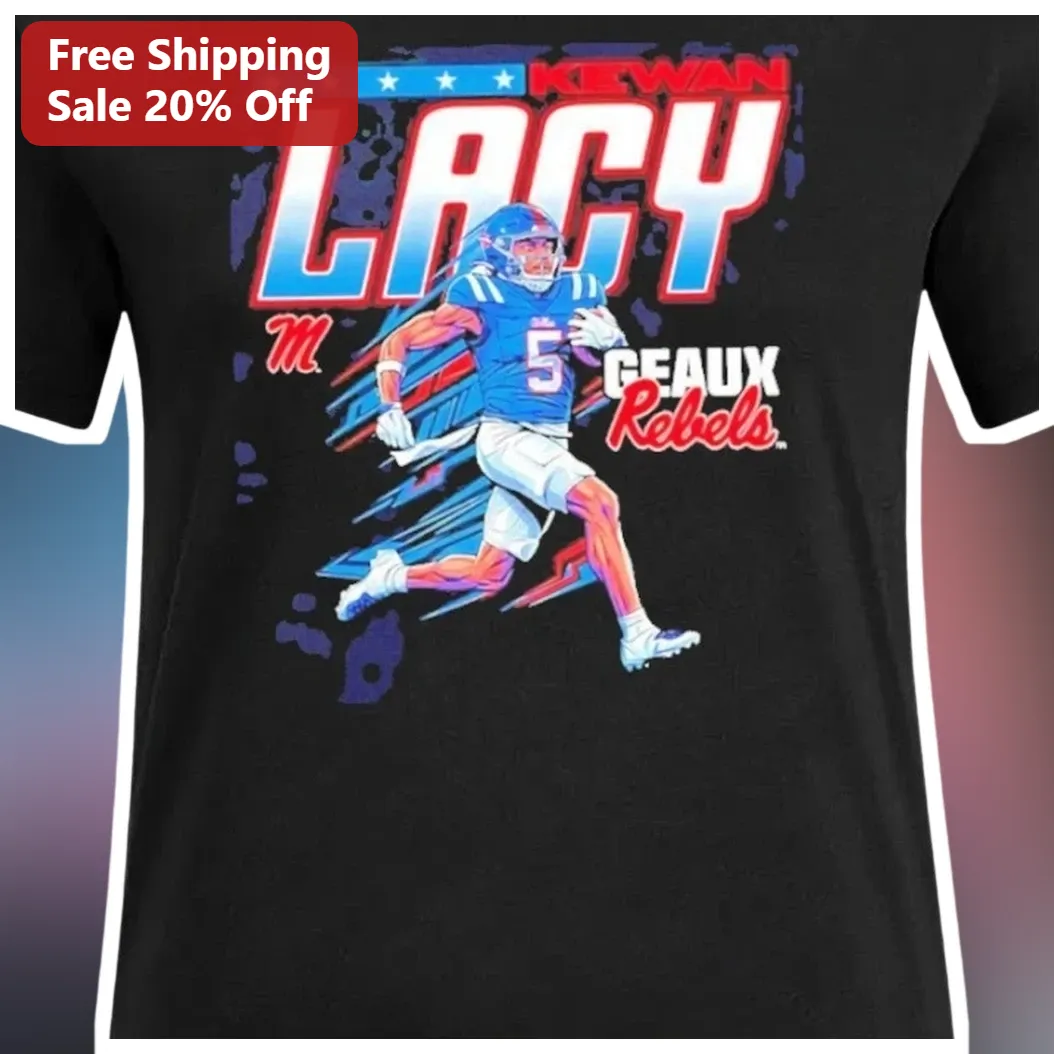 Kewan Lacy Ole Miss Rebels Football Fan Tee