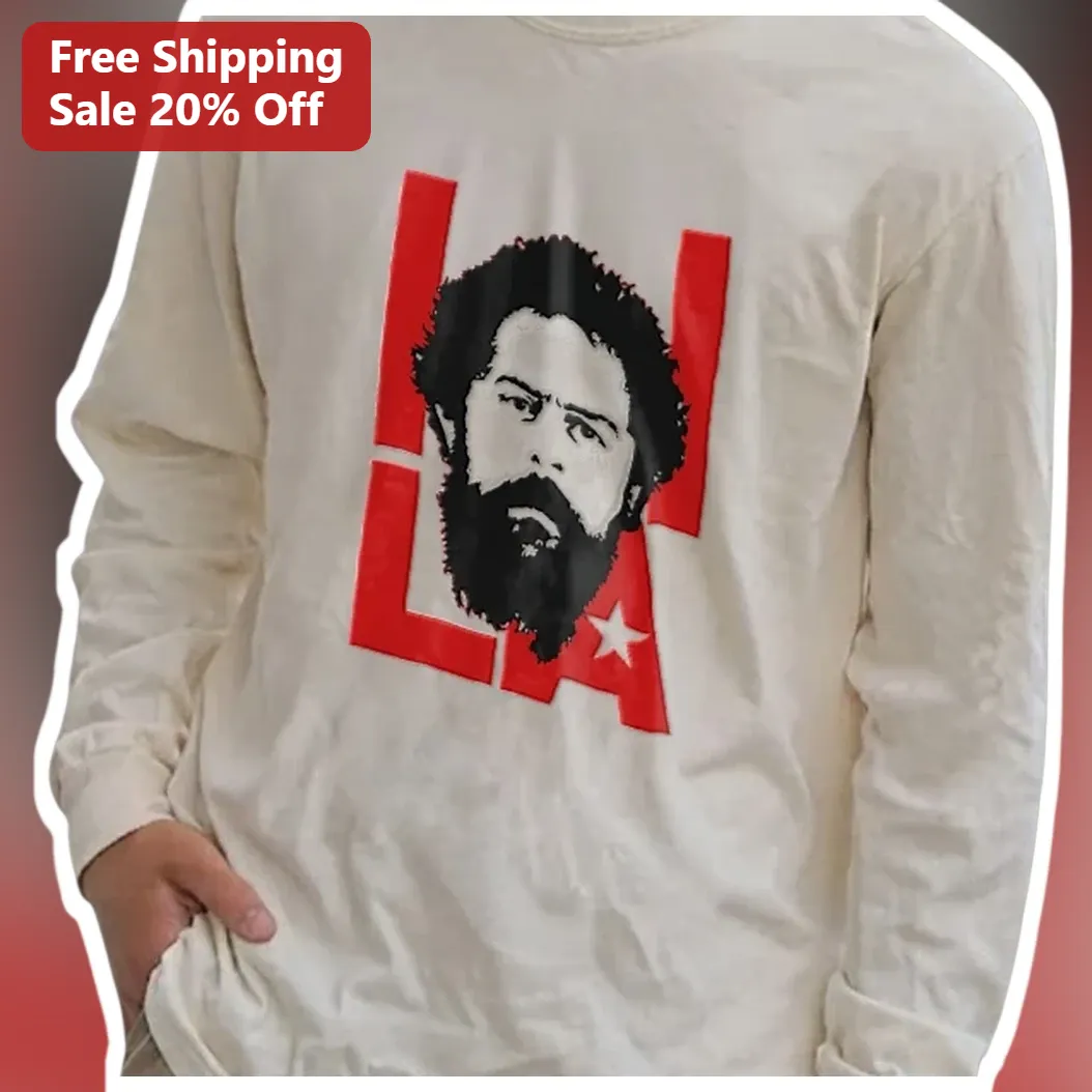 LV Long Sleeve Tee Fidel Castro Streetwear Graphic Shirt available at our Austin, Texas warehouse