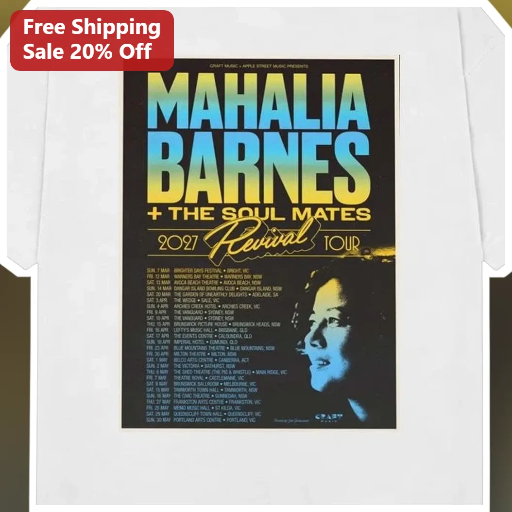 Mahalia Barnes The Soul Mates 2027 Revival Tour Long Sleeve Tee