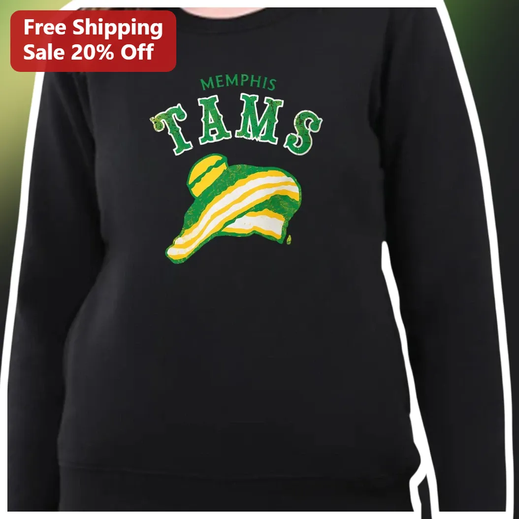 Memphis Tams Vintage ABA Basketball Crewneck Sweatshirt Retro Sports Fan Gear