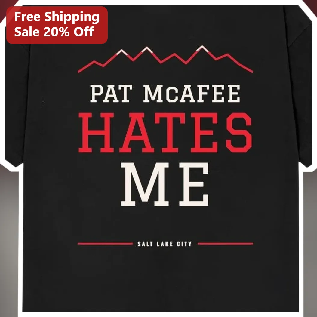Pat McAfee Hates Me Tee Unofficial Parody Graphic Shirt for Sports Fans