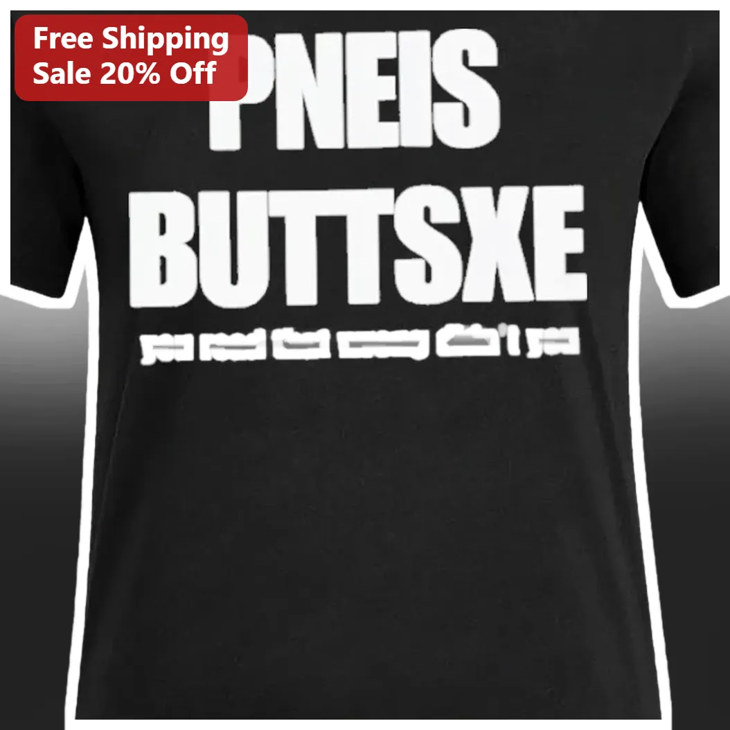 PNEIS BUTTSXE Anagram Word Puzzle Graphic Tee Funny Sarcastic Statement Shirt available at our Austin, Texas warehouse
