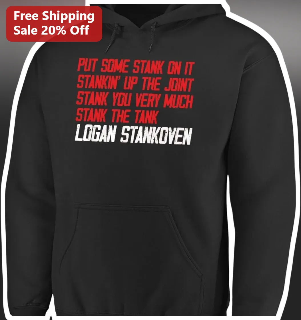 Put Some Stank On It Hoodie Funny Stoner Humor Graphic Sweatshirt Personalized Custom Name Gift available at our Austin, Texas warehouse