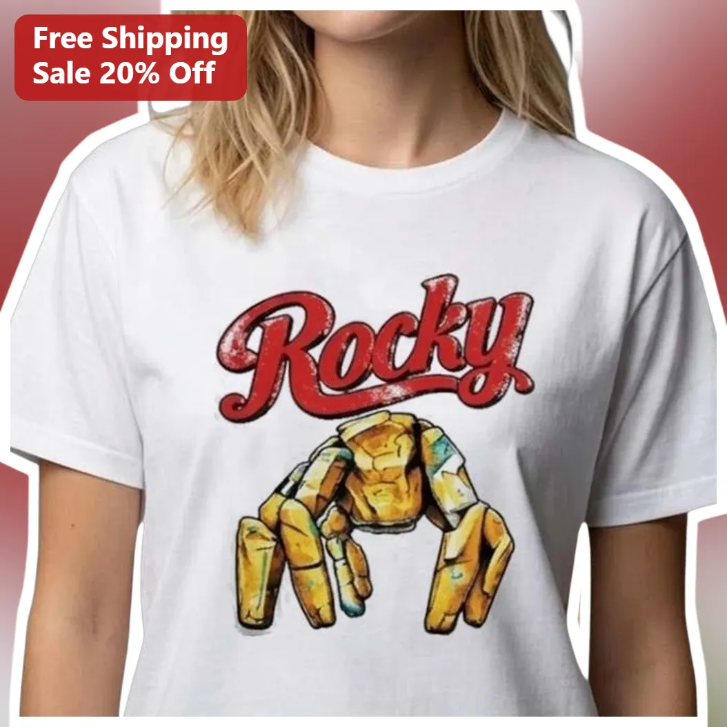 Rocky Balboa Retro Robot Spider Graphic Tee for Boxing Fans available at our Austin, Texas warehouse