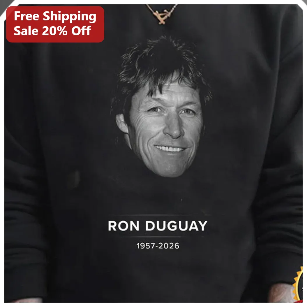 Ron Duguay Memorial Sweatshirt 1957-2026 Tribute Hockey Fan Gift