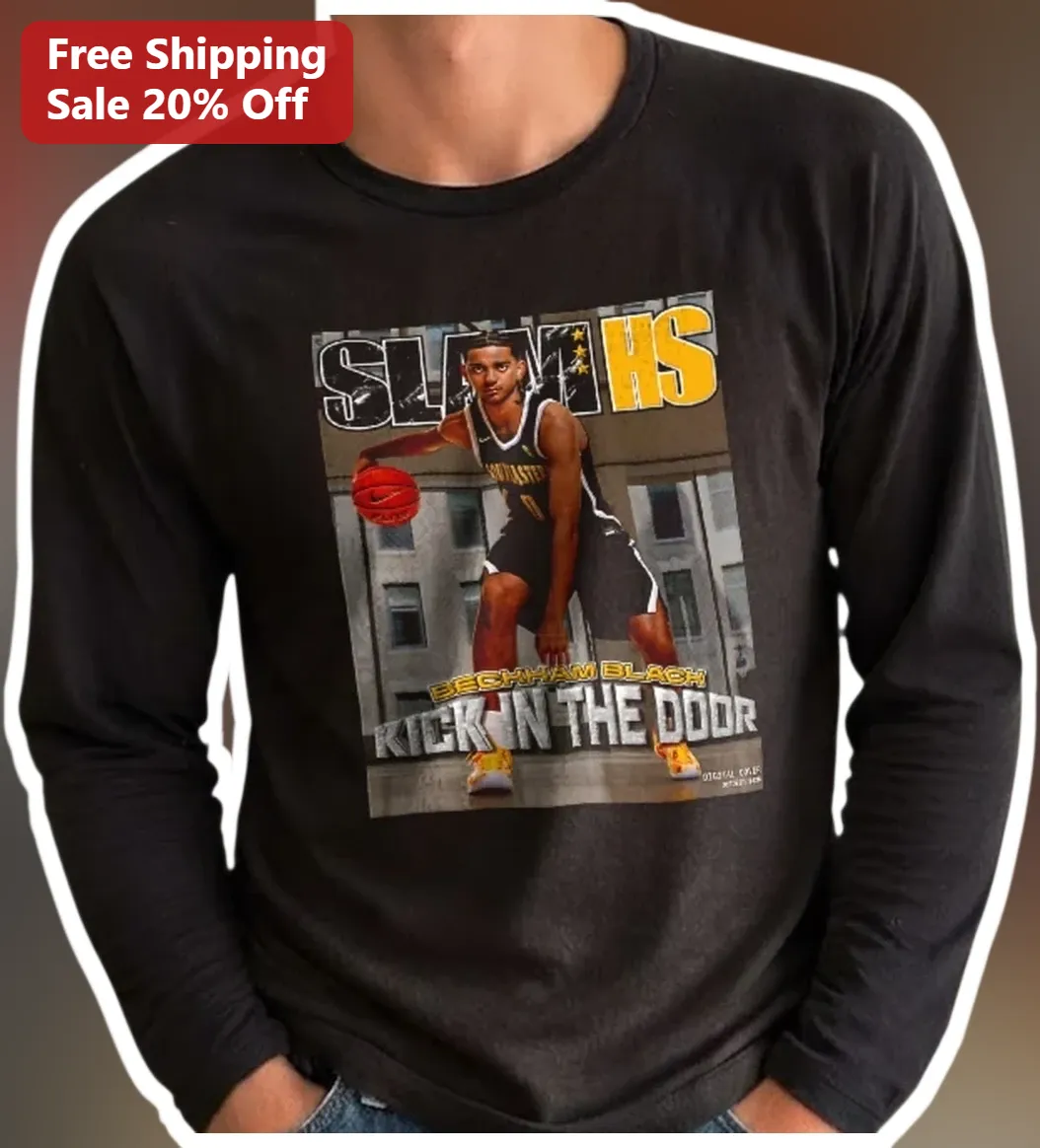 SLAM HS Kick In The Door Basketball Long Sleeve Tee