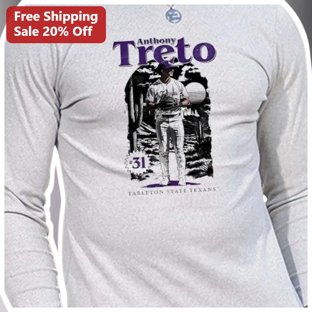 Tarleton State Texans Long Sleeve Tee Vintage Baseball Graphic Gift