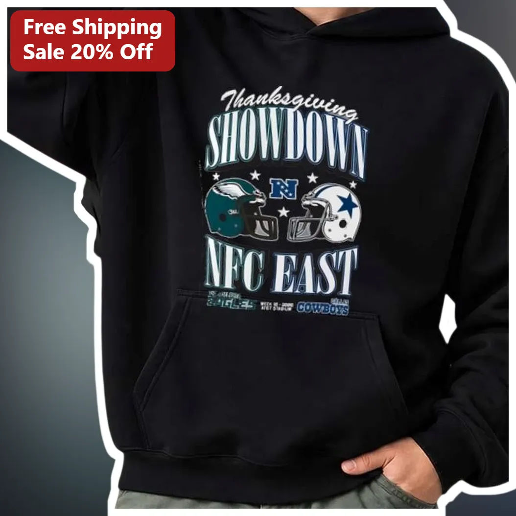 Thanksgiving Showdown NFC East Hoodie Vintage Football Rivalry Fan Gear Gift