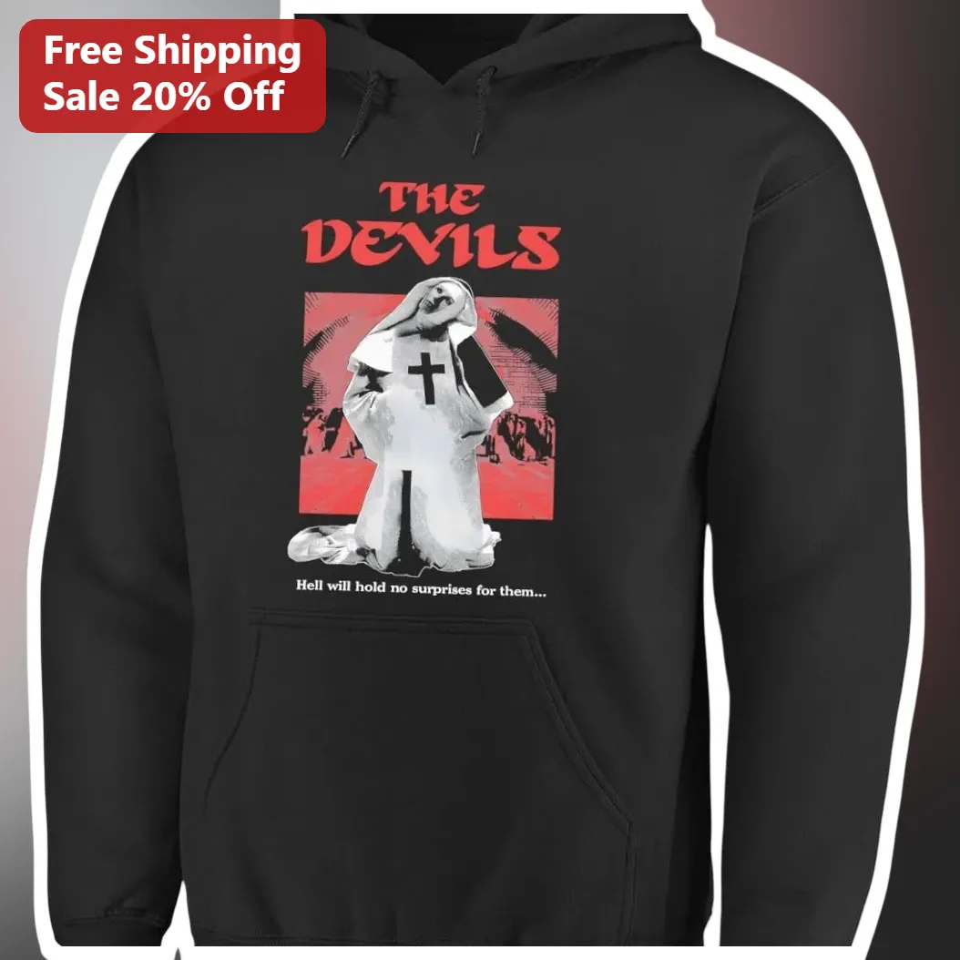 The Devils Hell Will Hold No Surprises For Them Cult Classic Horror Movie Hoodie available at our Austin, Texas warehouse