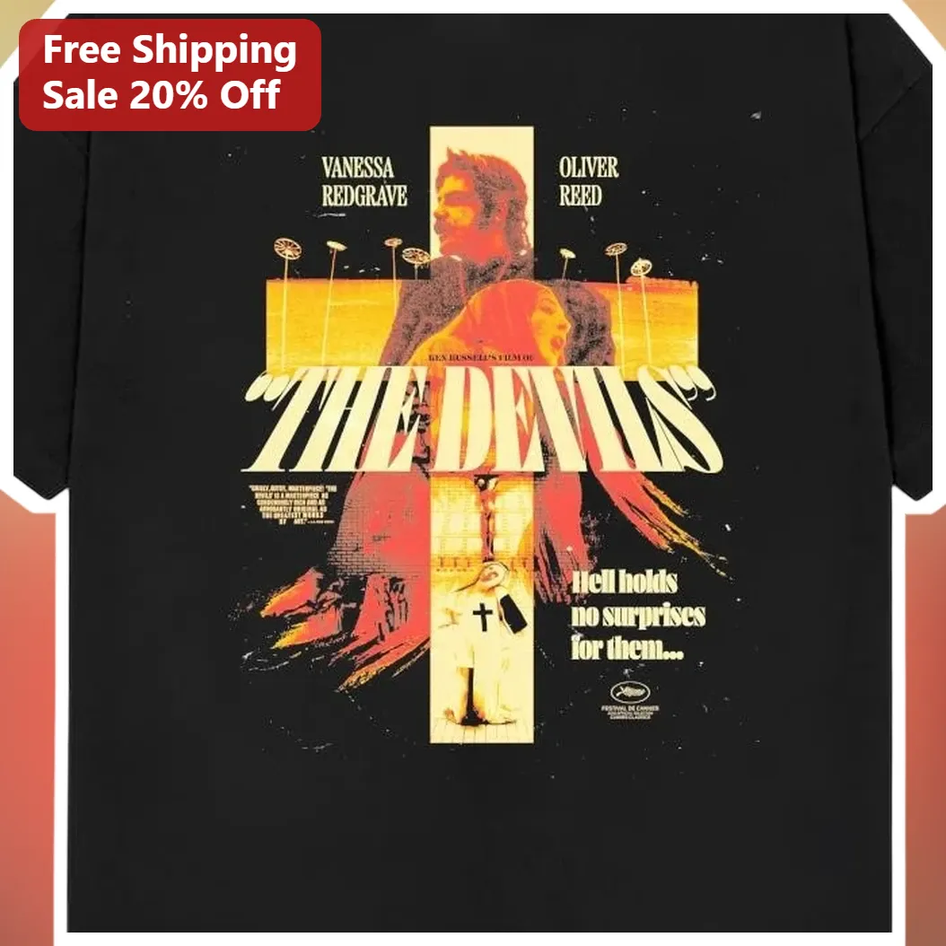 The Devils Ken Russell Film Tee Vintage Cult Horror Movie Shirt Vanessa Redgrave available at our Austin, Texas warehouse