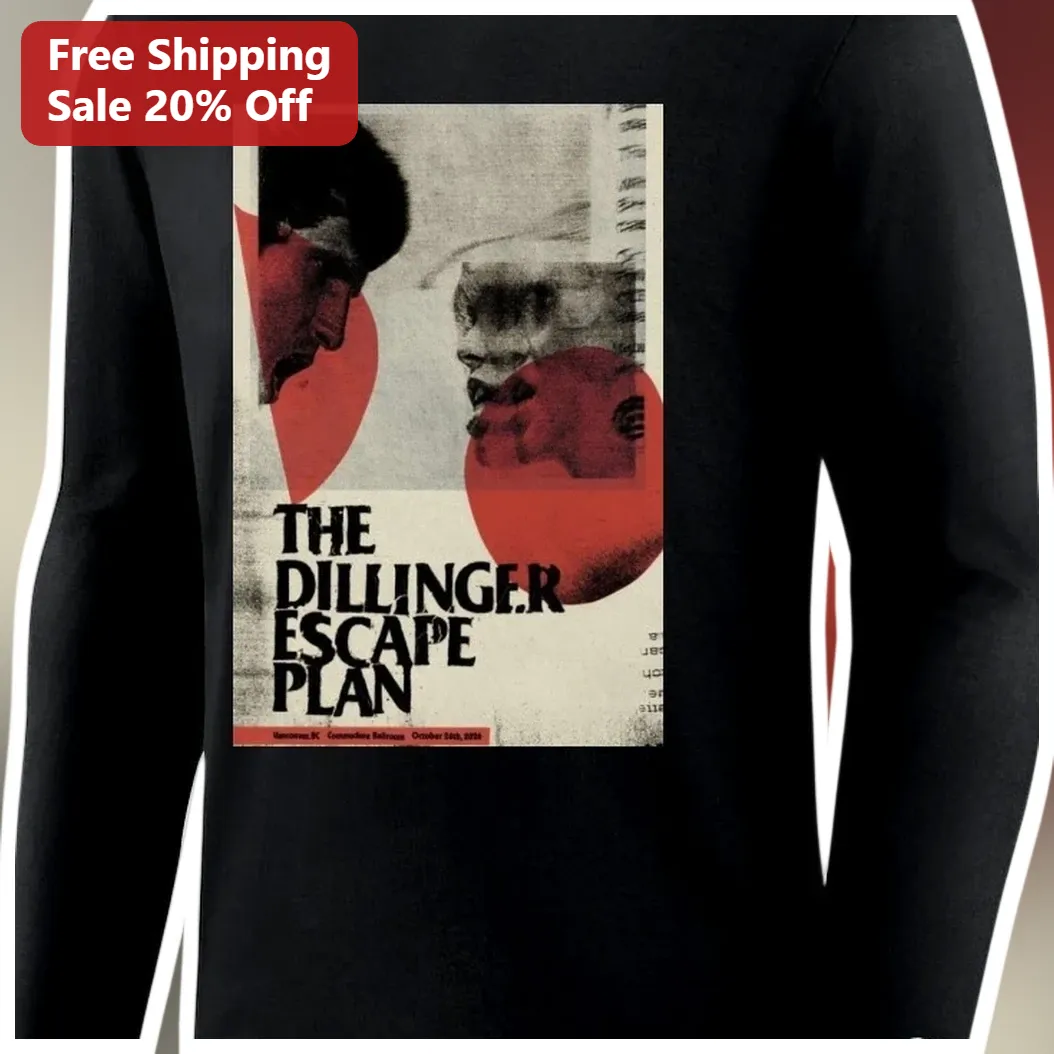 The Dillinger Escape Plan Long Sleeve Tee Mathcore Band Merch Grunge Style