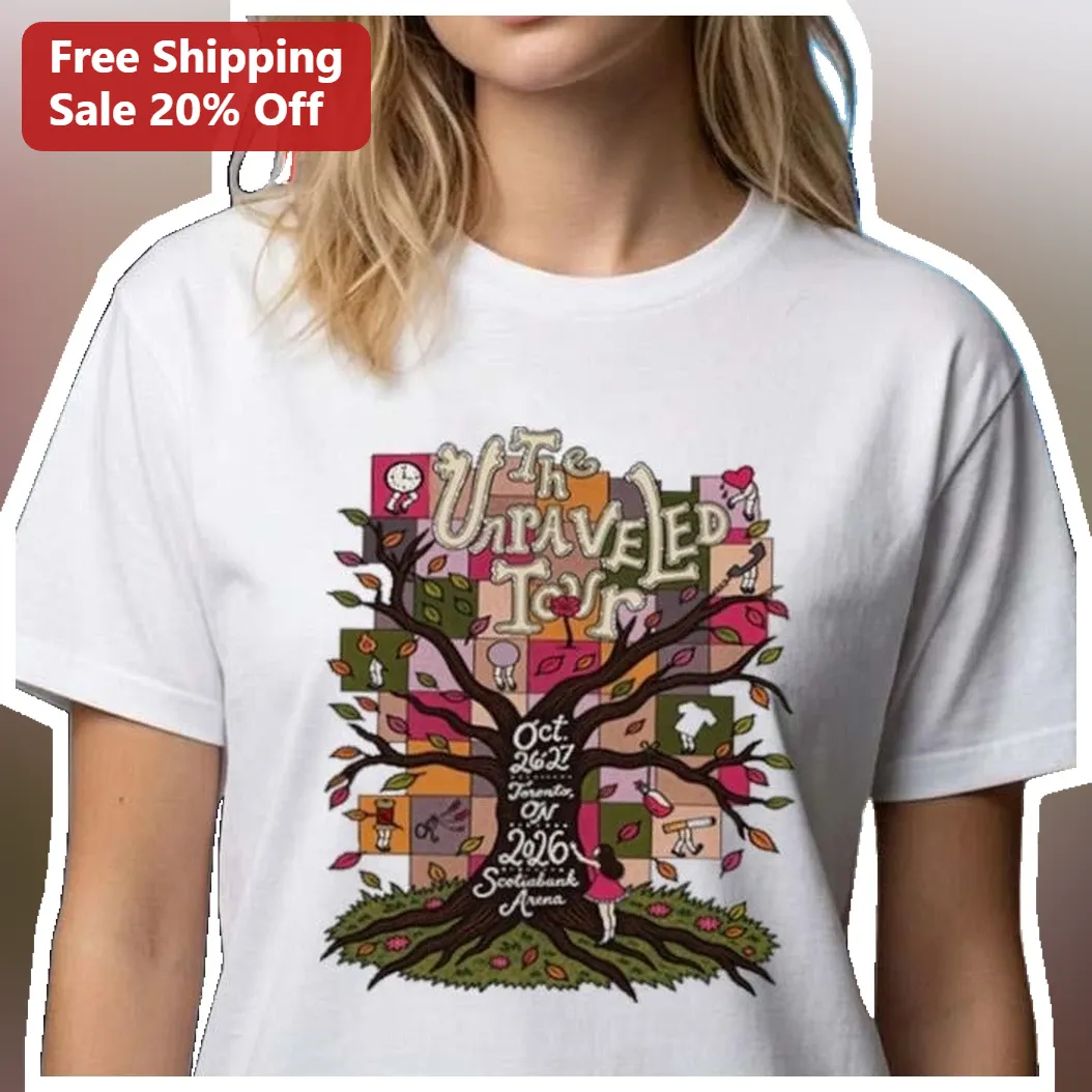 The Unraveled Tour Tee Taylor Swift Concert Merch Vintage Style Graphic T-Shirt available at our Austin, Texas warehouse