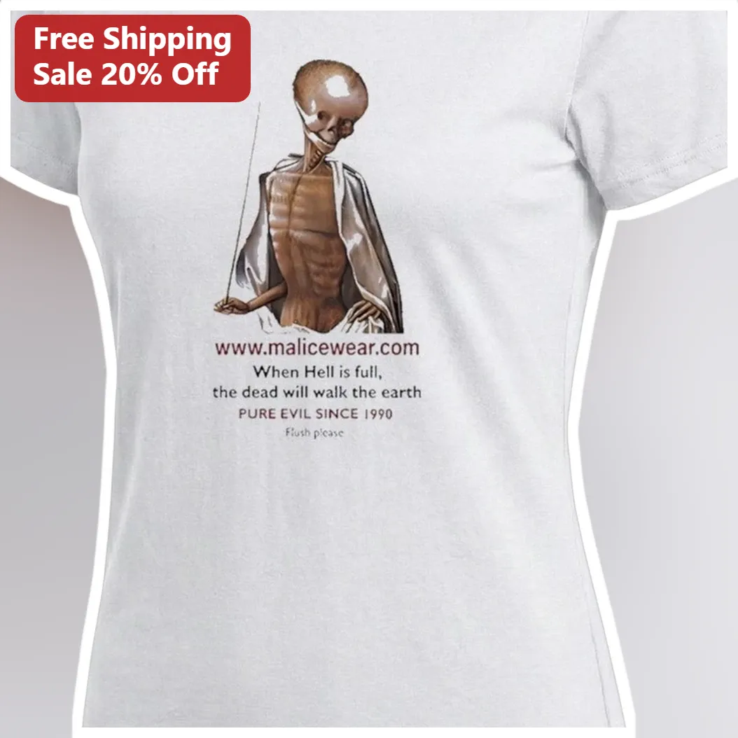 When Hell Is Full The Dead Will Walk The Earth Zombie Anatomy Graphic Tee Horror Movie Quote Shirt