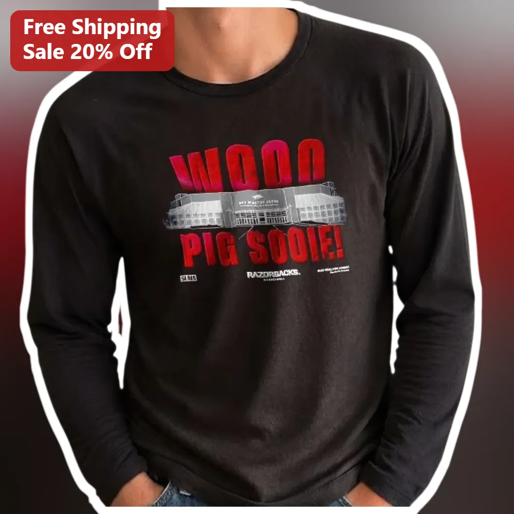 Wood Pig Sooie Long Sleeve Tee Arkansas Razorbacks Fan Gift Vintage Collegiate Style