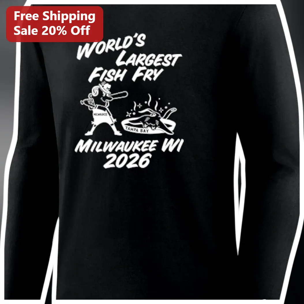 World's Largest Fish Fry Milwaukee WI Graphic Tee available at our Austin, Texas warehouse